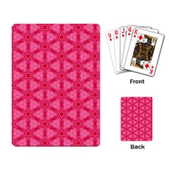 Cute Pretty Elegant Pattern Playing Cards Single Design by GardenOfOphir