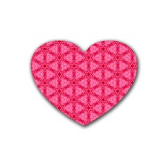 Cute Pretty Elegant Pattern Drink Coasters (heart) by GardenOfOphir