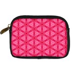 Cute Pretty Elegant Pattern Digital Camera Leather Case Front