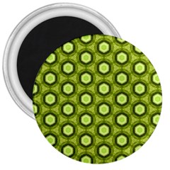 Cute Pretty Elegant Pattern 3  Button Magnet