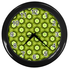 Cute Pretty Elegant Pattern Wall Clock (black)