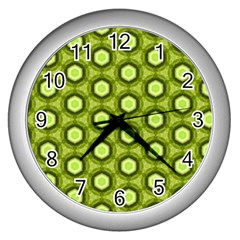 Cute Pretty Elegant Pattern Wall Clock (silver)