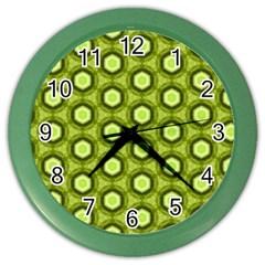 Cute Pretty Elegant Pattern Wall Clock (color) by GardenOfOphir