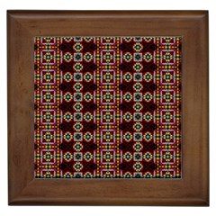 Cute Pretty Elegant Pattern Framed Ceramic Tile