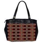 Cute Pretty Elegant Pattern Oversize Office Handbag (Two Sides) Back