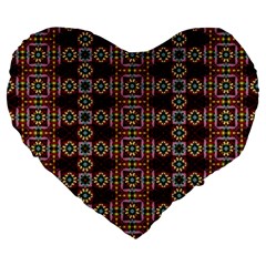 Cute Pretty Elegant Pattern 19  Premium Flano Heart Shape Cushion by GardenOfOphir