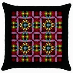 Cute Pretty Elegant Pattern Black Throw Pillow Case