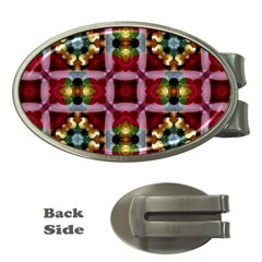 Cute Pretty Elegant Pattern Money Clip (oval)