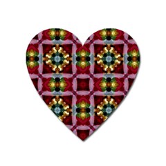 Cute Pretty Elegant Pattern Magnet (heart) by GardenOfOphir