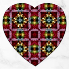 Cute Pretty Elegant Pattern Jigsaw Puzzle (heart) by GardenOfOphir