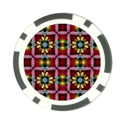 Cute Pretty Elegant Pattern Poker Chip by GardenOfOphir