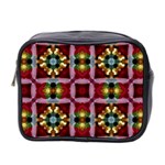 Cute Pretty Elegant Pattern Mini Travel Toiletry Bag (Two Sides) Front