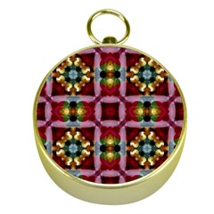 Cute Pretty Elegant Pattern Gold Compass