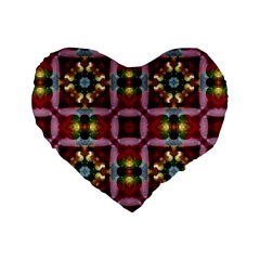 Cute Pretty Elegant Pattern 16  Premium Flano Heart Shape Cushion 