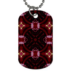 Cute Pretty Elegant Pattern Dog Tag (two-sided)  by GardenOfOphir