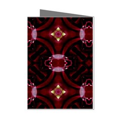 Cute Pretty Elegant Pattern Mini Greeting Card (8 Pack)