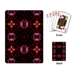 Cute Pretty Elegant Pattern Playing Cards Single Design