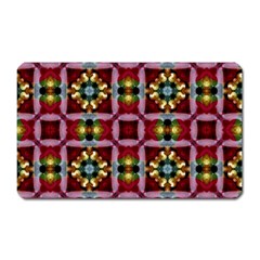 Cute Pretty Elegant Pattern Magnet (rectangular) by GardenOfOphir