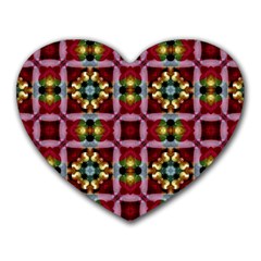 Cute Pretty Elegant Pattern Mouse Pad (heart) by GardenOfOphir