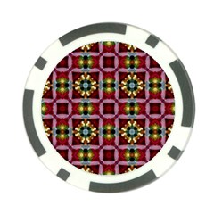 Cute Pretty Elegant Pattern Poker Chip by GardenOfOphir