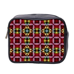 Cute Pretty Elegant Pattern Mini Travel Toiletry Bag (two Sides)