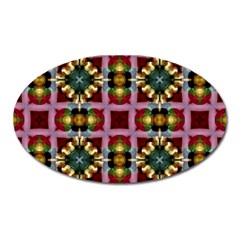 Cute Pretty Elegant Pattern Magnet (oval)