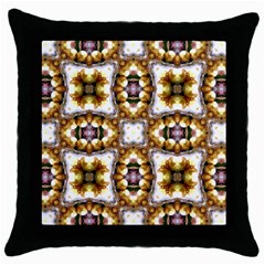 Cute Pretty Elegant Pattern Black Throw Pillow Case