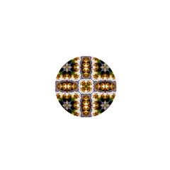 Cute Pretty Elegant Pattern 1  Mini Button Magnet