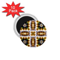 Cute Pretty Elegant Pattern 1.75  Button Magnet (10 pack)