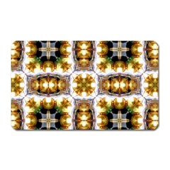 Cute Pretty Elegant Pattern Magnet (rectangular) by GardenOfOphir