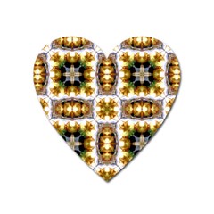 Cute Pretty Elegant Pattern Magnet (heart)