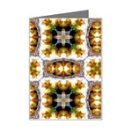 Cute Pretty Elegant Pattern Mini Greeting Card Left