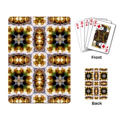 Cute Pretty Elegant Pattern Playing Cards Single Design by GardenOfOphir