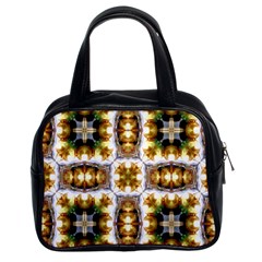 Cute Pretty Elegant Pattern Classic Handbag (two Sides)