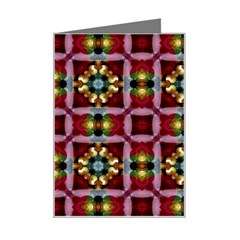 Cute Pretty Elegant Pattern Mini Greeting Card by GardenOfOphir