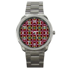 Cute Pretty Elegant Pattern Sport Metal Watch