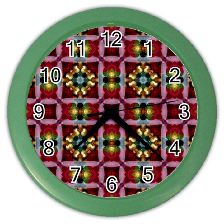 Cute Pretty Elegant Pattern Wall Clock (Color)