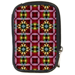 Cute Pretty Elegant Pattern Compact Camera Leather Case