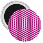 Cute Pretty Elegant Pattern 3  Button Magnet Front