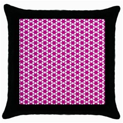 Cute Pretty Elegant Pattern Black Throw Pillow Case