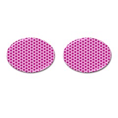 Cute Pretty Elegant Pattern Cufflinks (oval)