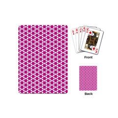 Cute Pretty Elegant Pattern Playing Cards (mini) by GardenOfOphir