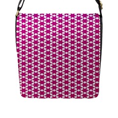 Cute Pretty Elegant Pattern Flap Closure Messenger Bag (large)