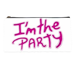 I Am The Party Typographic Design Quote Pencil Case by dflcprints