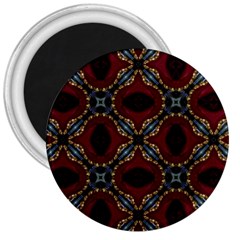 Cute Pretty Elegant Pattern 3  Button Magnet