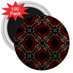 Cute Pretty Elegant Pattern 3  Button Magnet (100 Pack)