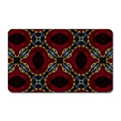 Cute Pretty Elegant Pattern Magnet (rectangular) by GardenOfOphir