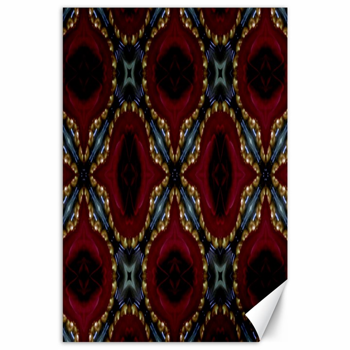 Cute Pretty Elegant Pattern Canvas 24  x 36  (Unframed)