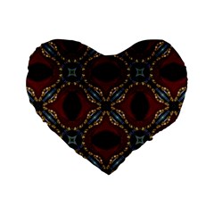 Cute Pretty Elegant Pattern 16  Premium Heart Shape Cushion 