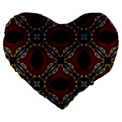 Cute Pretty Elegant Pattern 19  Premium Heart Shape Cushion by GardenOfOphir